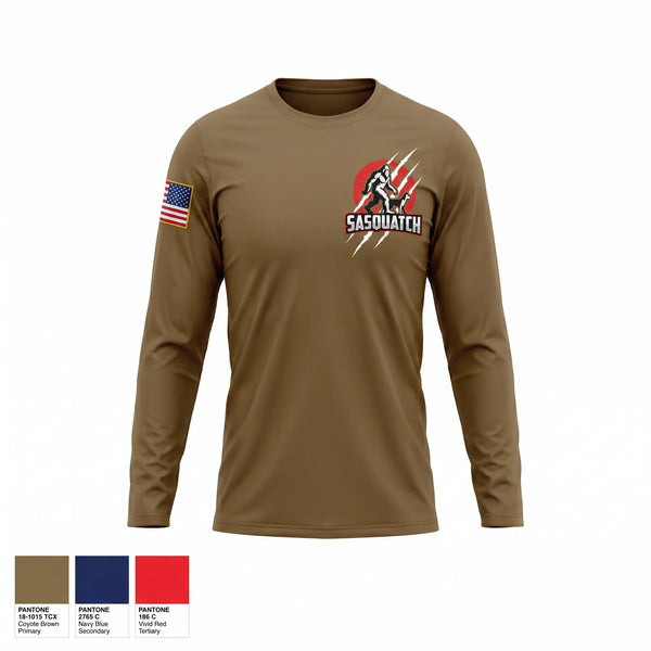 Long Sleeve Performance Shirt, 222nd Military Working Dogs, Army, Teamtime, Team time, sublimation, custom sports apparel, team uniforms, spirit wear, spiritwear, sports uniforms, custom shirts, team store, custom team store, fundraiser sports, apparel fundraiser