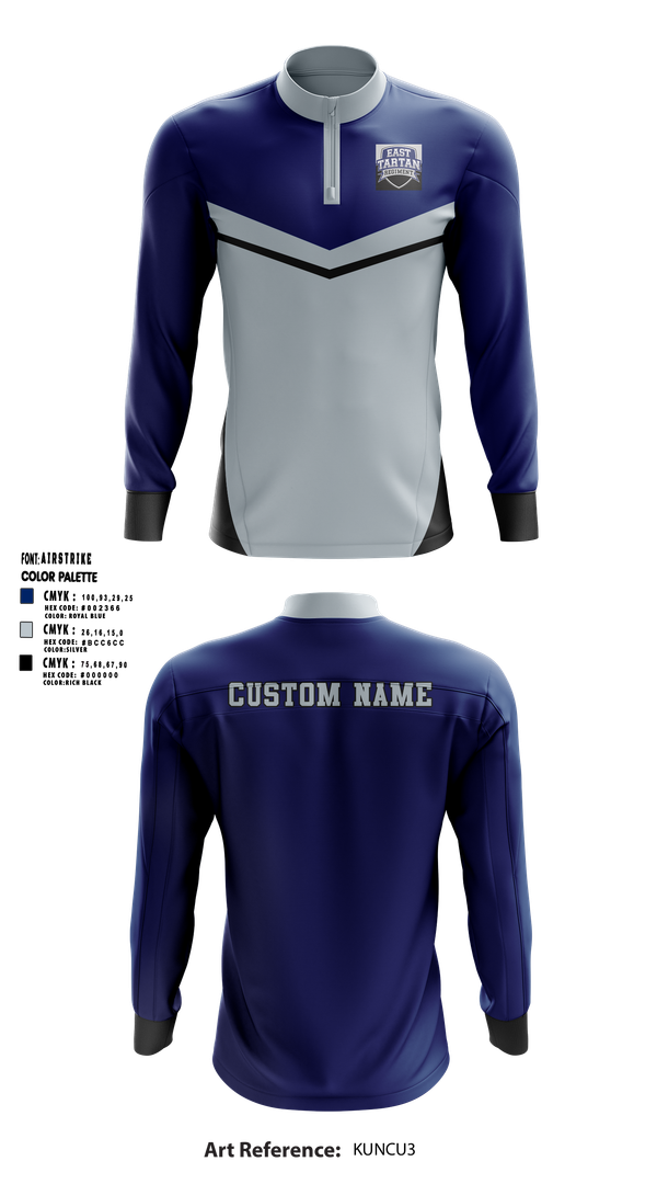 Quarter Zip Jacket, East Senior High School Band, Spirit Store, Teamtime, Team time, sublimation, custom sports apparel, team uniforms, spirit wear, spiritwear, sports uniforms, custom shirts, team store, custom team store, fundraiser sports, apparel fundraiser