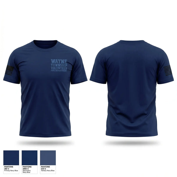 Old School Cotton Feel Shirt, Wayne Township Volunteer Fire Department, Fire Department, Teamtime, Team time, sublimation, custom sports apparel, team uniforms, spirit wear, spiritwear, sports uniforms, custom shirts, team store, custom team store, fundraiser sports, apparel fundraiser