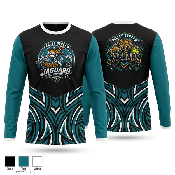 Long Sleeve Performance Shirt, JAGUARS, Softball, Teamtime, Team time, sublimation, custom sports apparel, team uniforms, spirit wear, spiritwear, sports uniforms, custom shirts, team store, custom team store, fundraiser sports, apparel fundraiser
