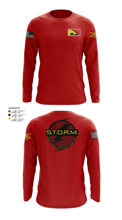 Long Sleeve Performance Shirt, H2F STORM, Army, Teamtime, Team time, sublimation, custom sports apparel, team uniforms, spirit wear, spiritwear, sports uniforms, custom shirts, team store, custom team store, fundraiser sports, apparel fundraiser