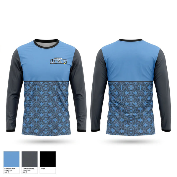 Long Sleeve Performance Shirt, EC Ohio Legends, Softball, Teamtime, Team time, sublimation, custom sports apparel, team uniforms, spirit wear, spiritwear, sports uniforms, custom shirts, team store, custom team store, fundraiser sports, apparel fundraiser