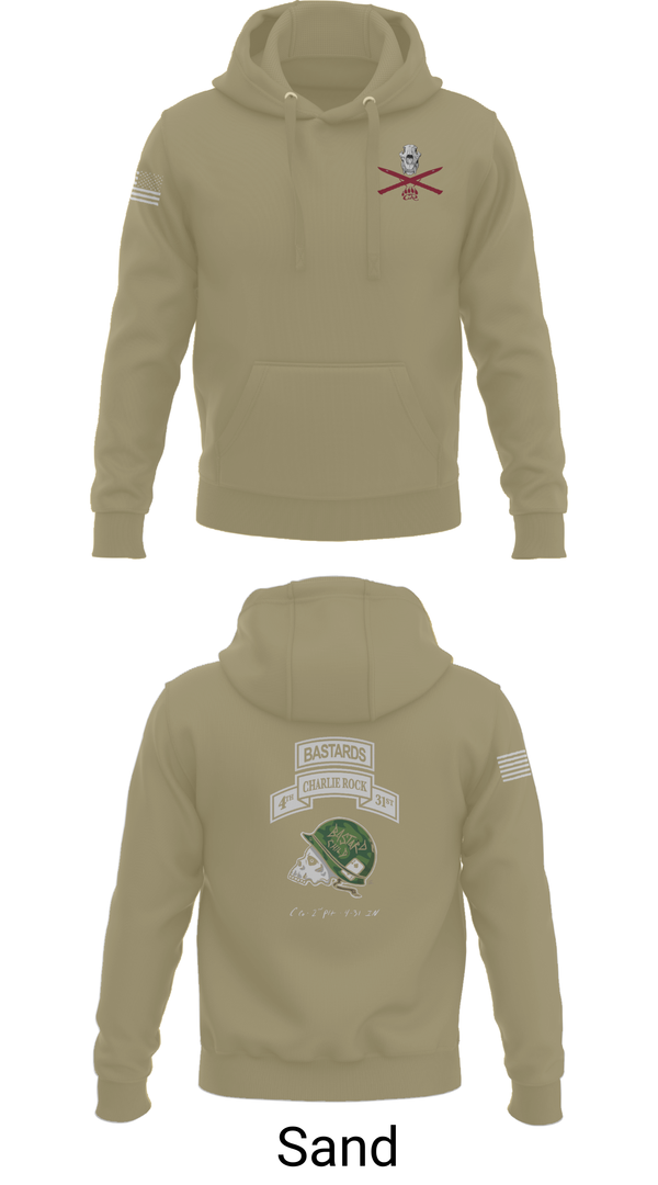 Hoodie, Charlie Rock, 4-31 IN, 2IBCT, 10MTN, , Teamtime, Team time, sublimation, custom sports apparel, team uniforms, spirit wear, spiritwear, sports uniforms, custom shirts, team store, custom team store, fundraiser sports, apparel fundraiser