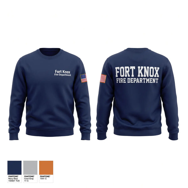 Crew Neck Sweatshirt, Fort Knox Fire Department, Fire Department, Teamtime, Team time, sublimation, custom sports apparel, team uniforms, spirit wear, spiritwear, sports uniforms, custom shirts, team store, custom team store, fundraiser sports, apparel fundraiser