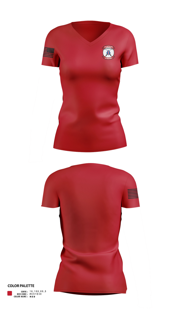 Womens Short Sleeve Vneck Shirt, Wpns co 2/1 dragon plt, Marines, Teamtime, Team time, sublimation, custom sports apparel, team uniforms, spirit wear, spiritwear, sports uniforms, custom shirts, team store, custom team store, fundraiser sports, apparel fundraiser