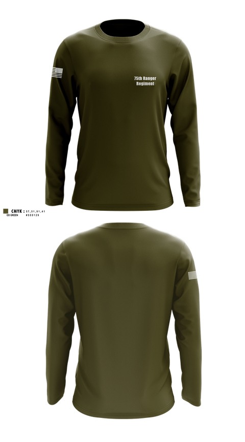 Long Sleeve Performance Shirt, 75th Ranger Regiment, , Teamtime, Team time, sublimation, custom sports apparel, team uniforms, spirit wear, spiritwear, sports uniforms, custom shirts, team store, custom team store, fundraiser sports, apparel fundraiser