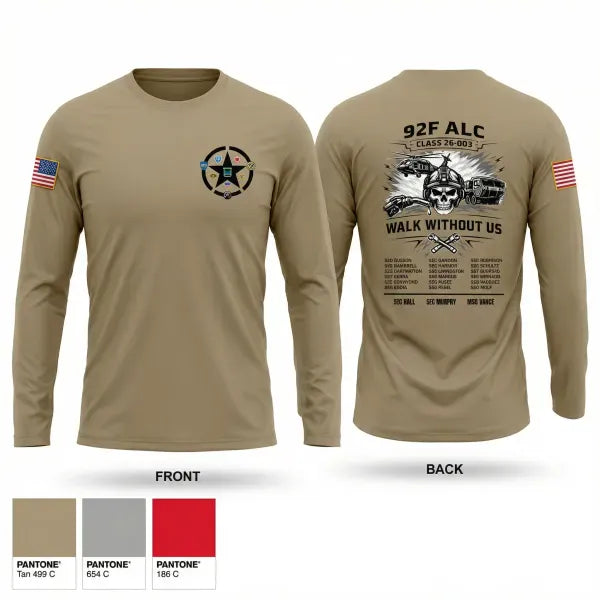Long Sleeve Performance Shirt, 92F ALC 26-003, Army, Teamtime, Team time, sublimation, custom sports apparel, team uniforms, spirit wear, spiritwear, sports uniforms, custom shirts, team store, custom team store, fundraiser sports, apparel fundraiser