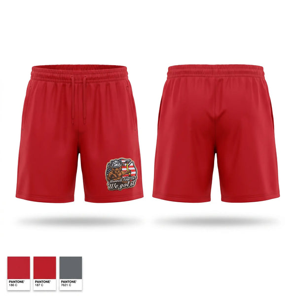 Athletic Shorts With Pockets, Morrell Volunteer Fire Company, Fire Department, Teamtime, Team time, sublimation, custom sports apparel, team uniforms, spirit wear, spiritwear, sports uniforms, custom shirts, team store, custom team store, fundraiser sports, apparel fundraiser