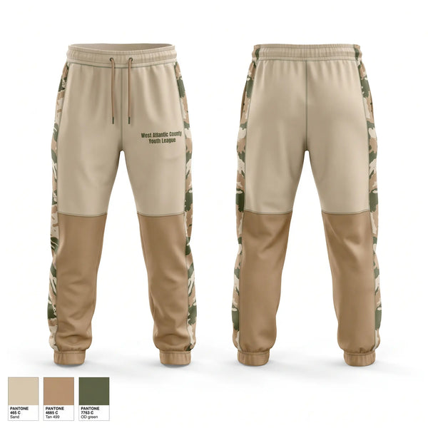Sweatpants, West Atlantic County Youth League, Women's Soccer, Teamtime, Team time, sublimation, custom sports apparel, team uniforms, spirit wear, spiritwear, sports uniforms, custom shirts, team store, custom team store, fundraiser sports, apparel fundraiser