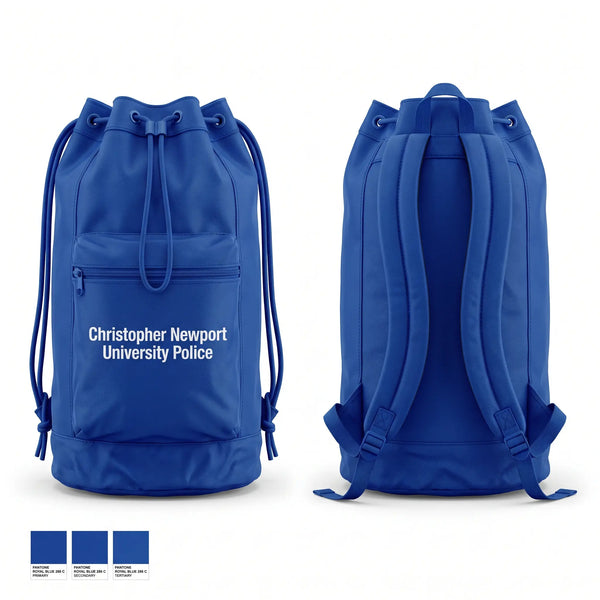 Gear Bag, Christopher Newport University Police, Police, Teamtime, Team time, sublimation, custom sports apparel, team uniforms, spirit wear, spiritwear, sports uniforms, custom shirts, team store, custom team store, fundraiser sports, apparel fundraiser