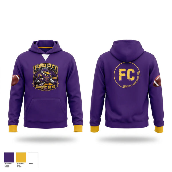 Hoodie, Ford city ducks, , Teamtime, Team time, sublimation, custom sports apparel, team uniforms, spirit wear, spiritwear, sports uniforms, custom shirts, team store, custom team store, fundraiser sports, apparel fundraiser