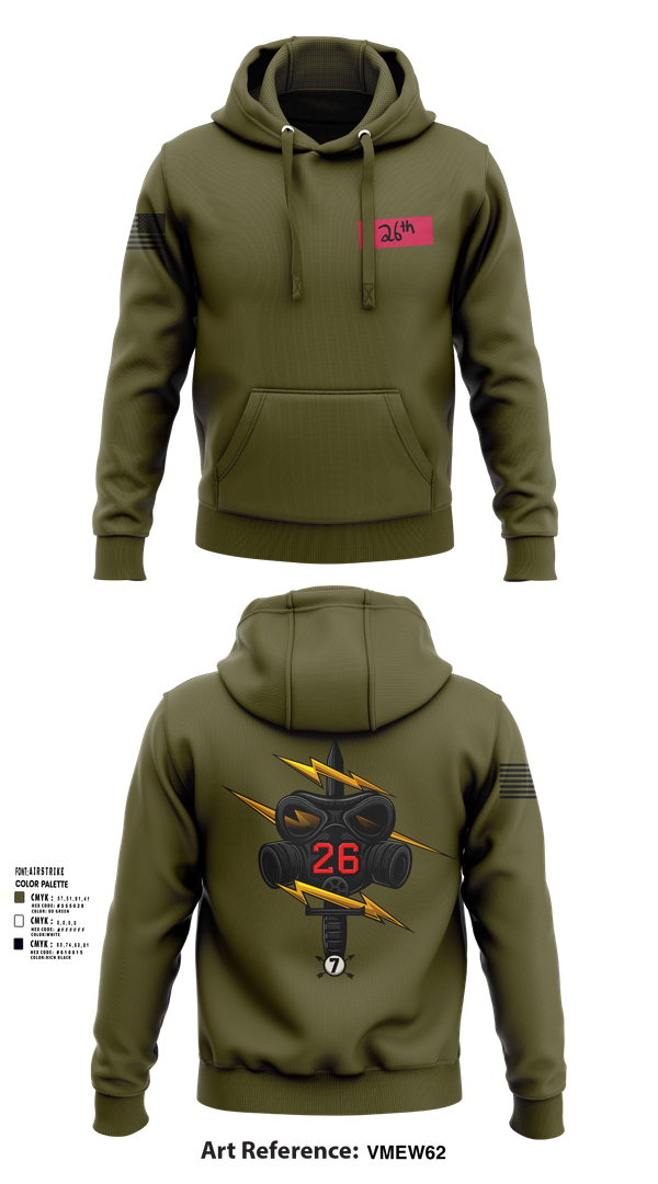 Hoodie, 26th CM Co, , Teamtime, Team time, sublimation, custom sports apparel, team uniforms, spirit wear, spiritwear, sports uniforms, custom shirts, team store, custom team store, fundraiser sports, apparel fundraiser