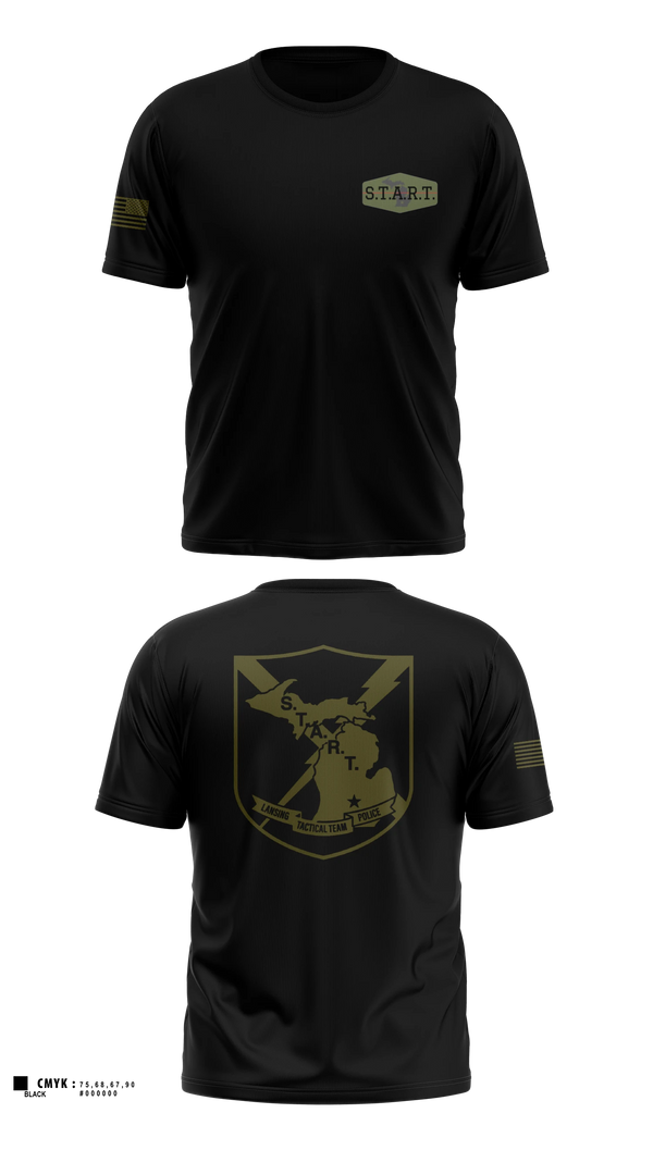 Short Sleeve Performance Shirt, S.T.A.R.T, Police, Teamtime, Team time, sublimation, custom sports apparel, team uniforms, spirit wear, spiritwear, sports uniforms, custom shirts, team store, custom team store, fundraiser sports, apparel fundraiser
