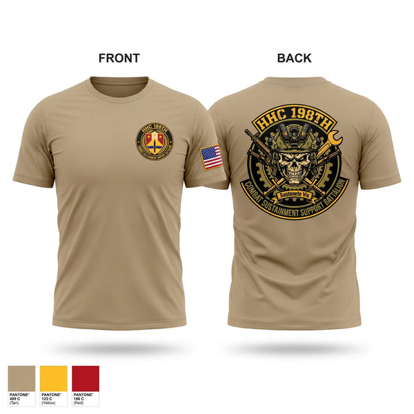 Short Sleeve Performance Shirt, HHC 198th CSSB, Army, Teamtime, Team time, sublimation, custom sports apparel, team uniforms, spirit wear, spiritwear, sports uniforms, custom shirts, team store, custom team store, fundraiser sports, apparel fundraiser