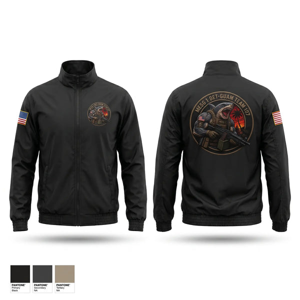 Windbreaker, MESG-1 DET GUAM TEAM 707, Navy, Teamtime, Team time, sublimation, custom sports apparel, team uniforms, spirit wear, spiritwear, sports uniforms, custom shirts, team store, custom team store, fundraiser sports, apparel fundraiser