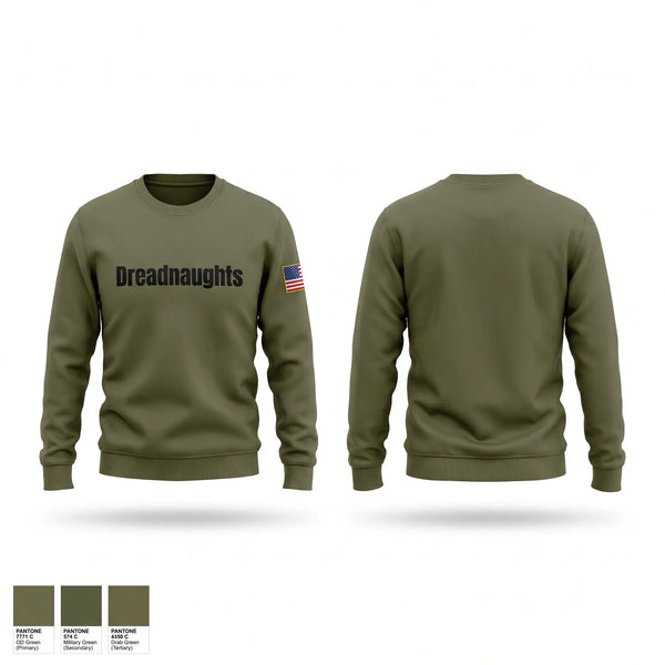 Crew Neck Sweatshirt, Dreadnaughts, Army, Teamtime, Team time, sublimation, custom sports apparel, team uniforms, spirit wear, spiritwear, sports uniforms, custom shirts, team store, custom team store, fundraiser sports, apparel fundraiser