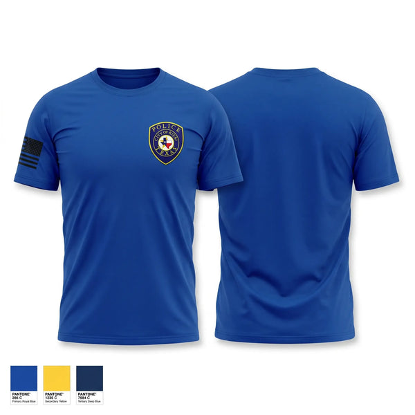 Old School Cotton Feel Shirt, Kirby Police Department, Police, Teamtime, Team time, sublimation, custom sports apparel, team uniforms, spirit wear, spiritwear, sports uniforms, custom shirts, team store, custom team store, fundraiser sports, apparel fundraiser