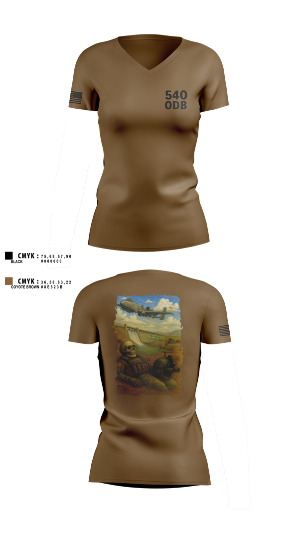 Womens Short Sleeve Vneck Shirt, ODB SYRIA, , Teamtime, Team time, sublimation, custom sports apparel, team uniforms, spirit wear, spiritwear, sports uniforms, custom shirts, team store, custom team store, fundraiser sports, apparel fundraiser