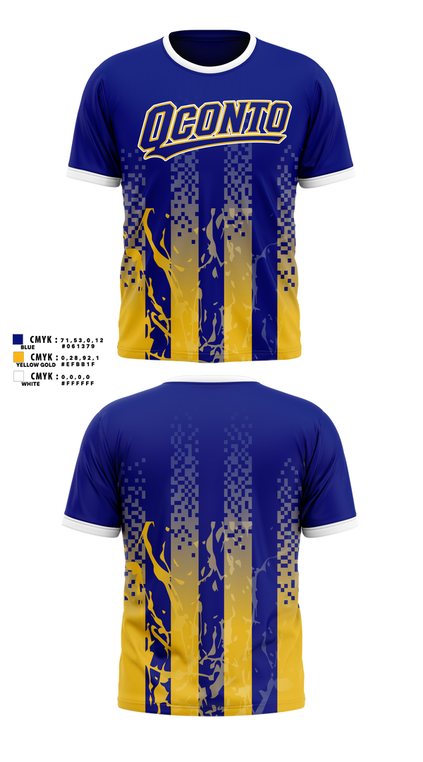 Short Sleeve Performance Shirt, Oconto Baseball, Baseball, Teamtime, Team time, sublimation, custom sports apparel, team uniforms, spirit wear, spiritwear, sports uniforms, custom shirts, team store, custom team store, fundraiser sports, apparel fundraiser