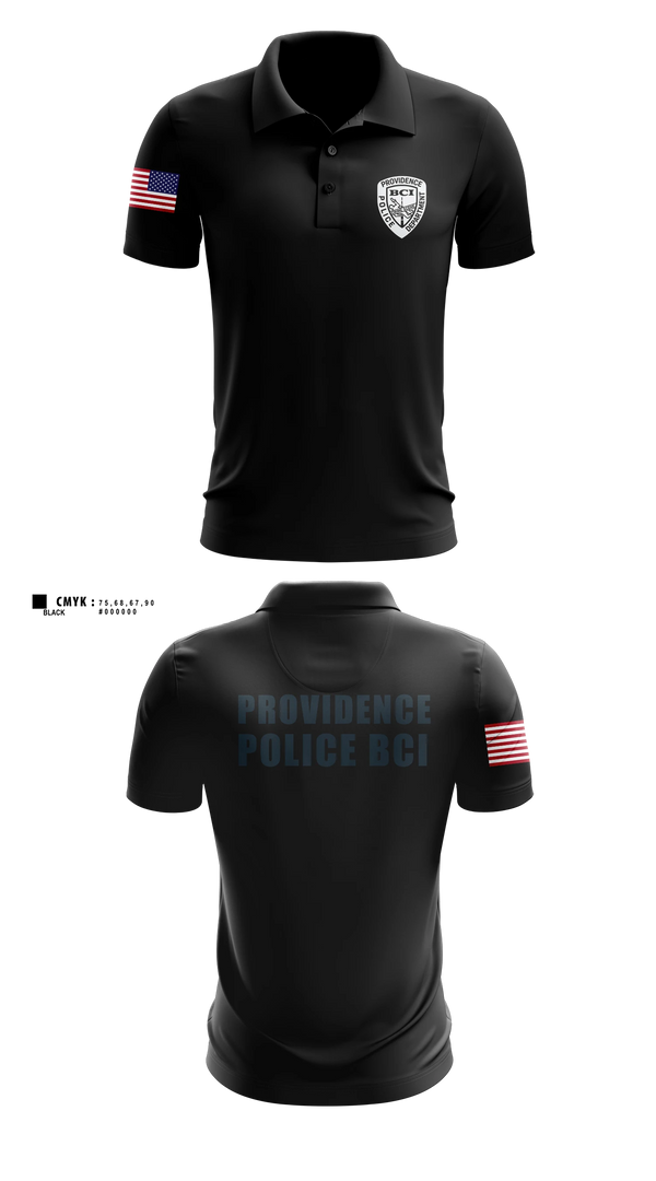 Short Sleeve Performance Polo, Providence Police BCI, Police, Teamtime, Team time, sublimation, custom sports apparel, team uniforms, spirit wear, spiritwear, sports uniforms, custom shirts, team store, custom team store, fundraiser sports, apparel fundraiser