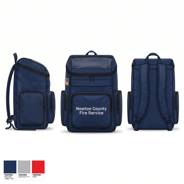 Gear Bag, Newton County Fire Service, Fire Department, Teamtime, Team time, sublimation, custom sports apparel, team uniforms, spirit wear, spiritwear, sports uniforms, custom shirts, team store, custom team store, fundraiser sports, apparel fundraiser