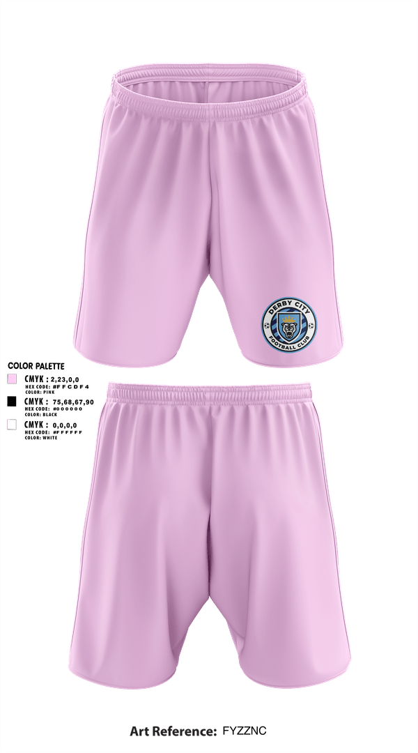 Derby City FC 12420968 Soccer Shorts - 1