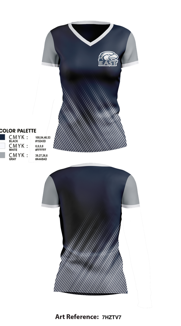 Womens Short Sleeve Vneck Shirt, East Jackson Wrestling, Wrestling, Teamtime, Team time, sublimation, custom sports apparel, team uniforms, spirit wear, spiritwear, sports uniforms, custom shirts, team store, custom team store, fundraiser sports, apparel fundraiser