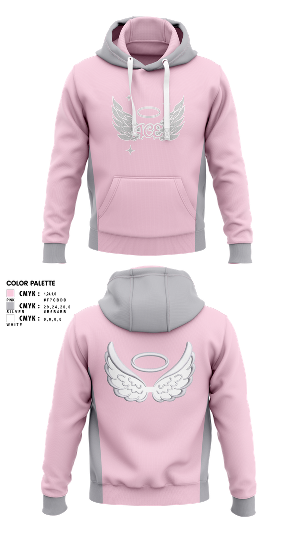 Hoodie, ACE Angel CHEER Elite, Cheer, Teamtime, Team time, sublimation, custom sports apparel, team uniforms, spirit wear, spiritwear, sports uniforms, custom shirts, team store, custom team store, fundraiser sports, apparel fundraiser