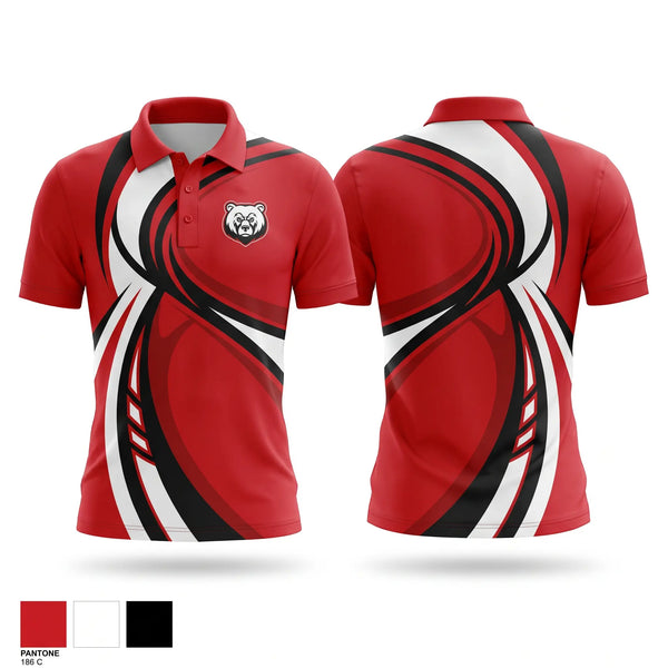 Short Sleeve Performance Polo, Bears, , Teamtime, Team time, sublimation, custom sports apparel, team uniforms, spirit wear, spiritwear, sports uniforms, custom shirts, team store, custom team store, fundraiser sports, apparel fundraiser