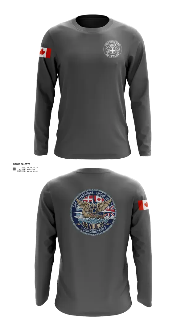 Long Sleeve Performance Shirt, 6 Squadron Crew 2, , Teamtime, Team time, sublimation, custom sports apparel, team uniforms, spirit wear, spiritwear, sports uniforms, custom shirts, team store, custom team store, fundraiser sports, apparel fundraiser