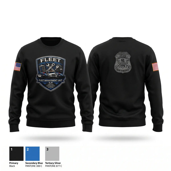 Crew Neck Sweatshirt, Fleet, Police, Teamtime, Team time, sublimation, custom sports apparel, team uniforms, spirit wear, spiritwear, sports uniforms, custom shirts, team store, custom team store, fundraiser sports, apparel fundraiser
