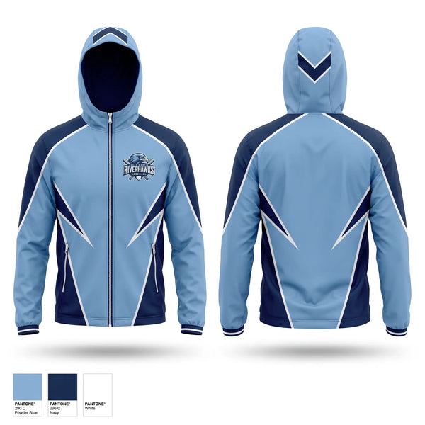 Windbreaker, Logan Martin Riverhawks, Baseball, Teamtime, Team time, sublimation, custom sports apparel, team uniforms, spirit wear, spiritwear, sports uniforms, custom shirts, team store, custom team store, fundraiser sports, apparel fundraiser