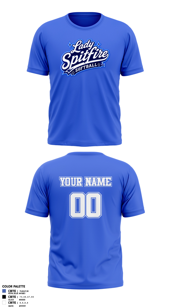 Short Sleeve Performance Shirt, Lady Spitfire, Softball, Teamtime, Team time, sublimation, custom sports apparel, team uniforms, spirit wear, spiritwear, sports uniforms, custom shirts, team store, custom team store, fundraiser sports, apparel fundraiser