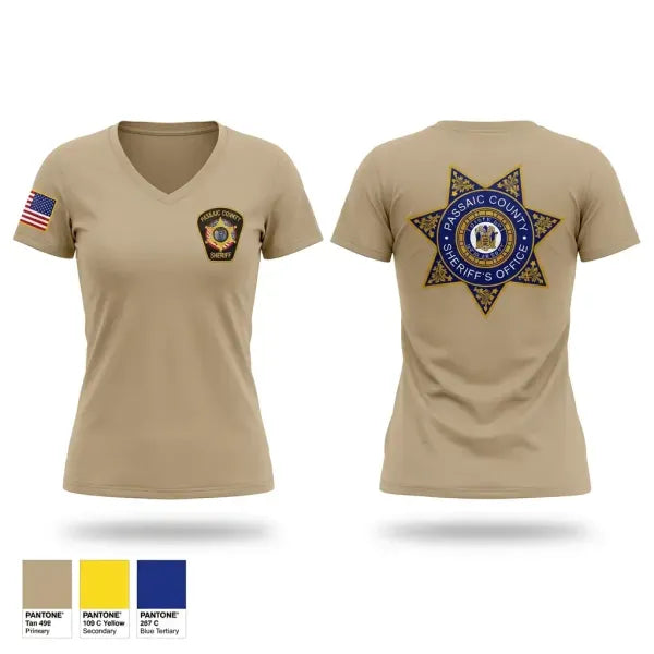 Womens Short Sleeve Vneck Shirt, Patrol - Squad D, Police, Teamtime, Team time, sublimation, custom sports apparel, team uniforms, spirit wear, spiritwear, sports uniforms, custom shirts, team store, custom team store, fundraiser sports, apparel fundraiser