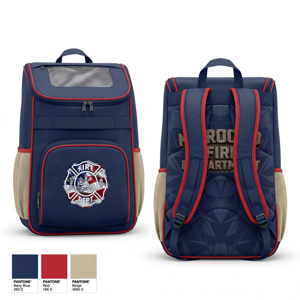 Gear Bag, Morocco Fire Department, Fire Department, Teamtime, Team time, sublimation, custom sports apparel, team uniforms, spirit wear, spiritwear, sports uniforms, custom shirts, team store, custom team store, fundraiser sports, apparel fundraiser