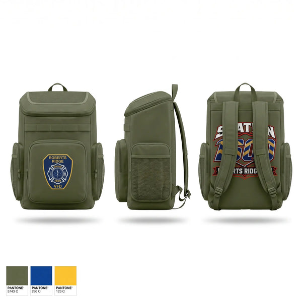 Gear Bag, Roberts ridge vfd, Fire Department, Teamtime, Team time, sublimation, custom sports apparel, team uniforms, spirit wear, spiritwear, sports uniforms, custom shirts, team store, custom team store, fundraiser sports, apparel fundraiser