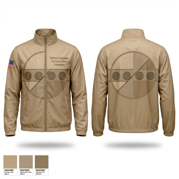 Windbreaker, 902nd Engineer Construction Company, Army, Teamtime, Team time, sublimation, custom sports apparel, team uniforms, spirit wear, spiritwear, sports uniforms, custom shirts, team store, custom team store, fundraiser sports, apparel fundraiser