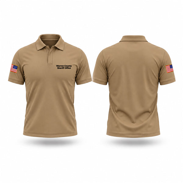 Short Sleeve Performance Polo, Warren County Sheriff Office, Police, Teamtime, Team time, sublimation, custom sports apparel, team uniforms, spirit wear, spiritwear, sports uniforms, custom shirts, team store, custom team store, fundraiser sports, apparel fundraiser