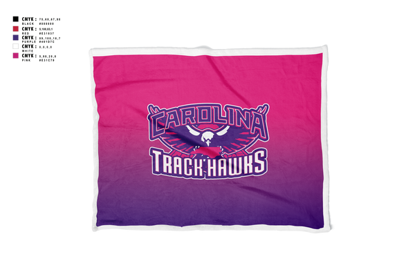 Blanket, Carolina Track Hawks, Track & Field, Teamtime, Team time, sublimation, custom sports apparel, team uniforms, spirit wear, spiritwear, sports uniforms, custom shirts, team store, custom team store, fundraiser sports, apparel fundraiser