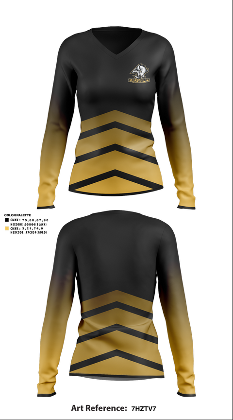 Womens Long Sleeve Vneck Shirt, Floyd County Volleyball, Women's Volleyball, Teamtime, Team time, sublimation, custom sports apparel, team uniforms, spirit wear, spiritwear, sports uniforms, custom shirts, team store, custom team store, fundraiser sports, apparel fundraiser
