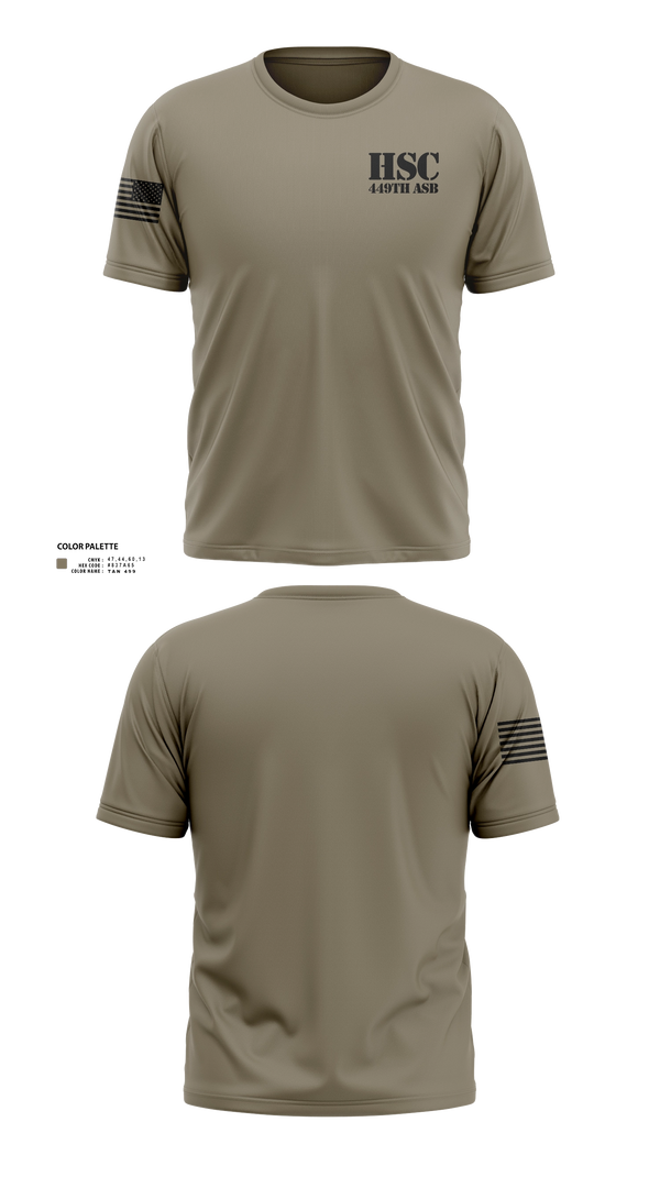 Short Sleeve Performance Shirt, HSC 449th ASB, National Guard, Teamtime, Team time, sublimation, custom sports apparel, team uniforms, spirit wear, spiritwear, sports uniforms, custom shirts, team store, custom team store, fundraiser sports, apparel fundraiser