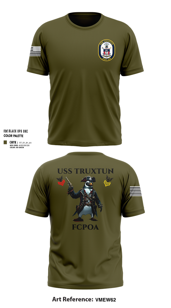 Short Sleeve Performance Shirt, USS TRUXTUN DDG 103, Navy, Teamtime, Team time, sublimation, custom sports apparel, team uniforms, spirit wear, spiritwear, sports uniforms, custom shirts, team store, custom team store, fundraiser sports, apparel fundraiser