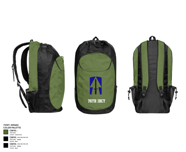 Gear Bag, 76th IBCT, , Teamtime, Team time, sublimation, custom sports apparel, team uniforms, spirit wear, spiritwear, sports uniforms, custom shirts, team store, custom team store, fundraiser sports, apparel fundraiser