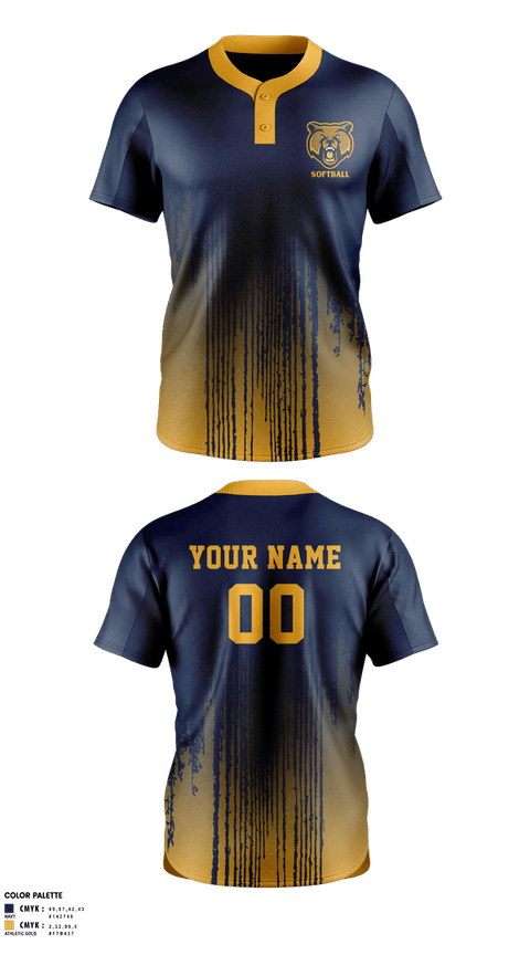 Two Button Softball Jersey, Lancaster High School Softball, Softball, Teamtime, Team time, sublimation, custom sports apparel, team uniforms, spirit wear, spiritwear, sports uniforms, custom shirts, team store, custom team store, fundraiser sports, apparel fundraiser