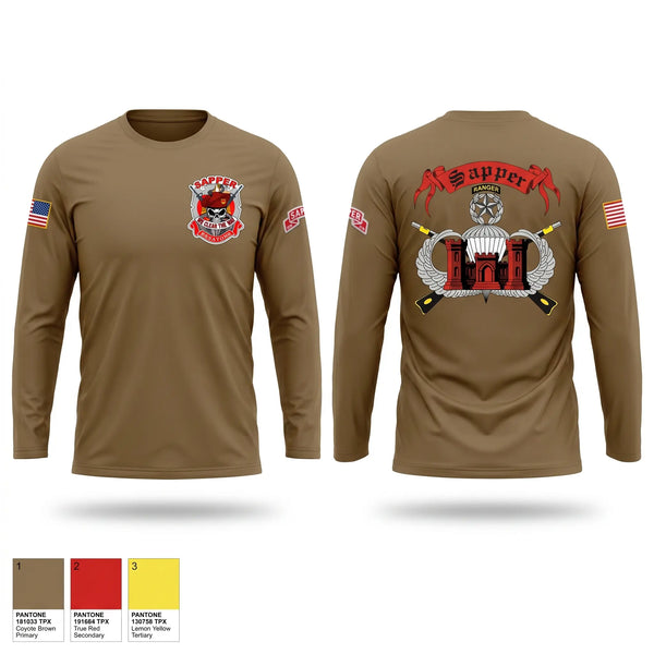 Long Sleeve Performance Shirt, 541st sapper company, Army, Teamtime, Team time, sublimation, custom sports apparel, team uniforms, spirit wear, spiritwear, sports uniforms, custom shirts, team store, custom team store, fundraiser sports, apparel fundraiser