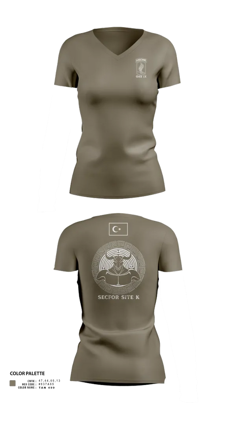 Womens Short Sleeve Vneck Shirt, 173RD ABN, Army, Teamtime, Team time, sublimation, custom sports apparel, team uniforms, spirit wear, spiritwear, sports uniforms, custom shirts, team store, custom team store, fundraiser sports, apparel fundraiser