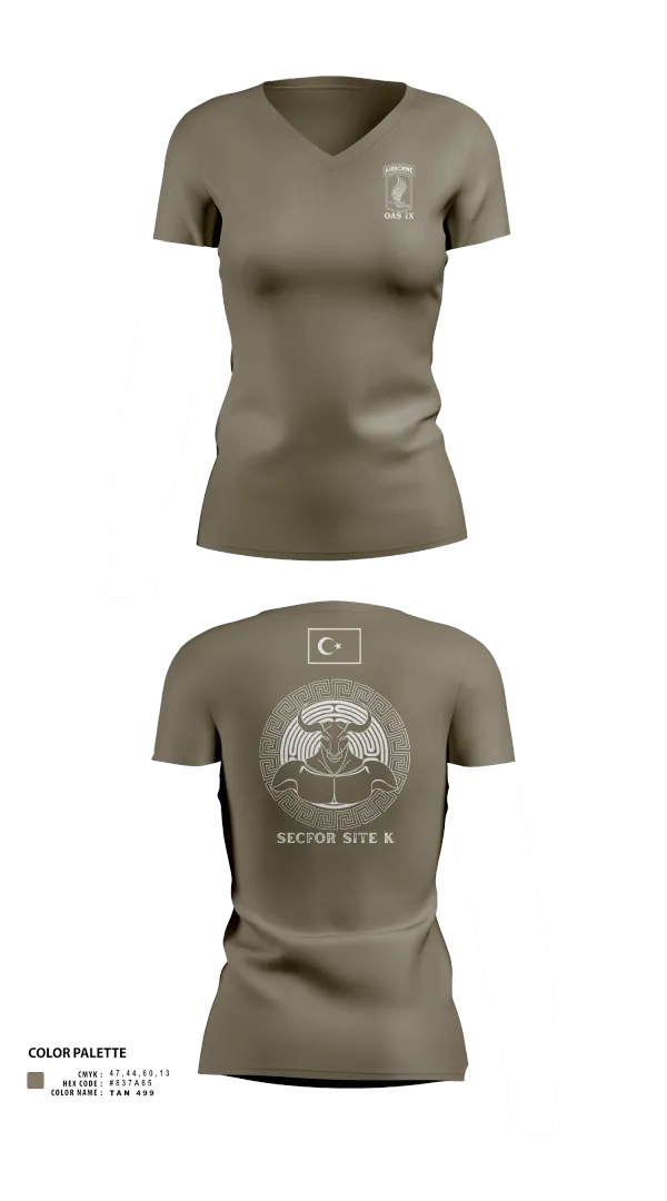 Womens Short Sleeve Vneck Shirt, 173RD ABN, Army, Teamtime, Team time, sublimation, custom sports apparel, team uniforms, spirit wear, spiritwear, sports uniforms, custom shirts, team store, custom team store, fundraiser sports, apparel fundraiser