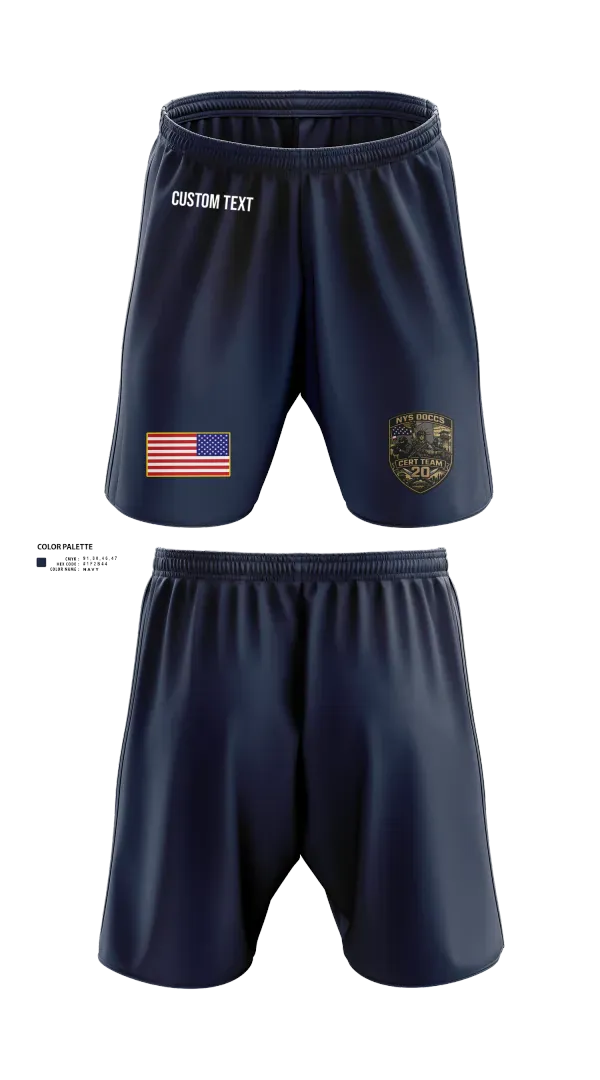 Athletic Shorts With Pockets, Mid-State Cert Team 20, Police, Teamtime, Team time, sublimation, custom sports apparel, team uniforms, spirit wear, spiritwear, sports uniforms, custom shirts, team store, custom team store, fundraiser sports, apparel fundraiser