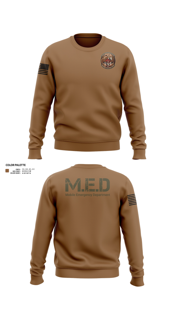 Crew Neck Sweatshirt, PHX NUC MED, Air Force, Teamtime, Team time, sublimation, custom sports apparel, team uniforms, spirit wear, spiritwear, sports uniforms, custom shirts, team store, custom team store, fundraiser sports, apparel fundraiser