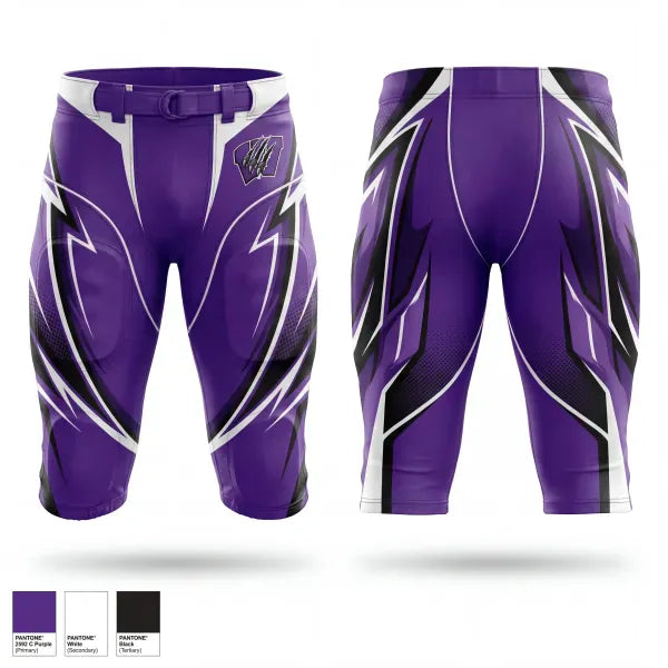Football Pants, Panthers, , Teamtime, Team time, sublimation, custom sports apparel, team uniforms, spirit wear, spiritwear, sports uniforms, custom shirts, team store, custom team store, fundraiser sports, apparel fundraiser